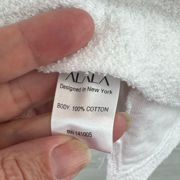 Alala Baja Oversized Terry Cloth Kangaroo Hoodie - Picture 9 of 11